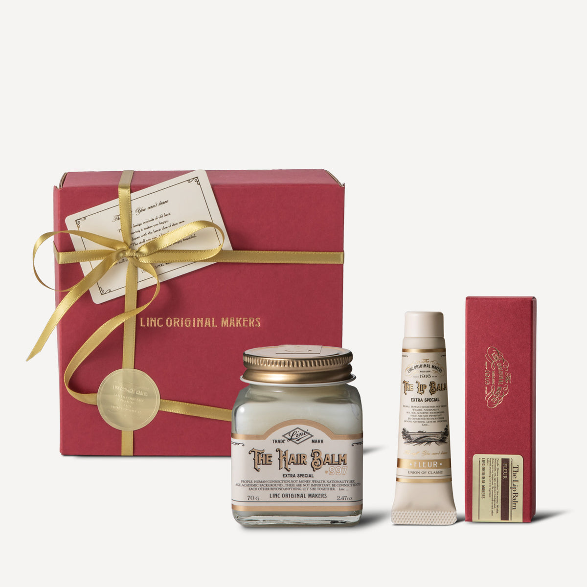 LINC ORIGINAL MAKERS 礼盒套装 <HAIR BALM & LIP BALM>
