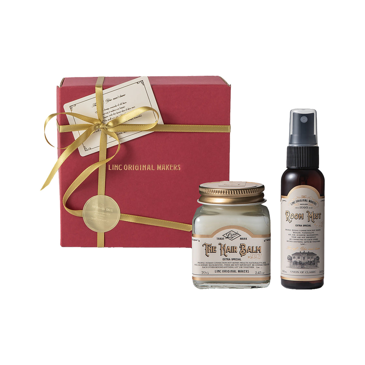 LINC ORIGINAL MAKERS GIFTSET <HAIR BALM & ROOM MIST 60ML>