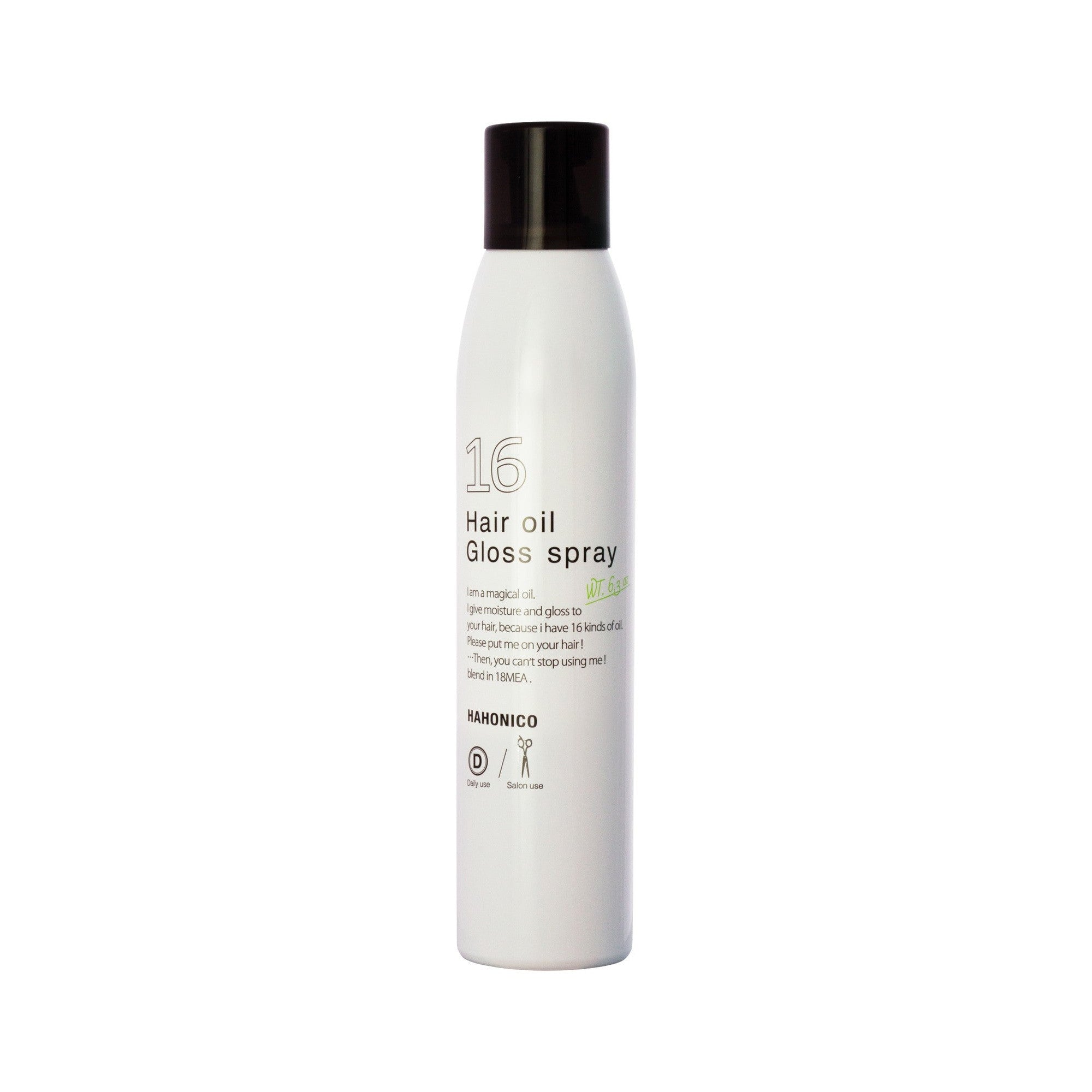 HAHONICO PRO JUROKUYU GLOSS SPRAY / ハホニコプロ ジュウロクユ ツヤスプレー